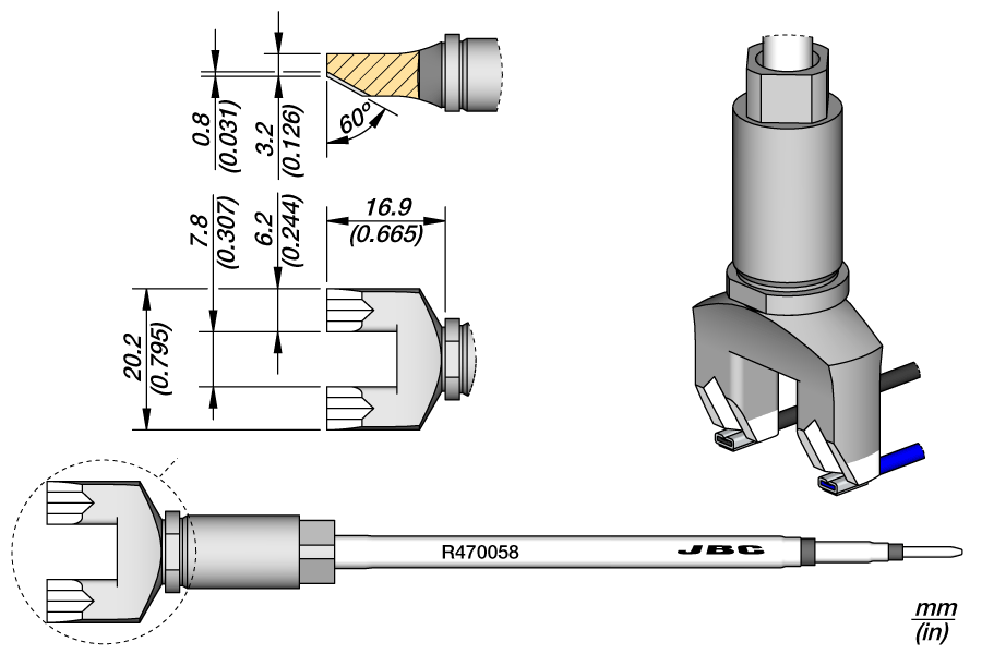 R470058 Faston Terminal Cartridge